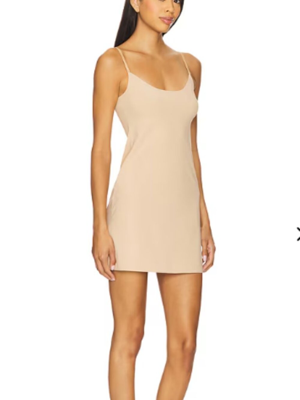 Mini Cami Slip Commando, S/M, Beige